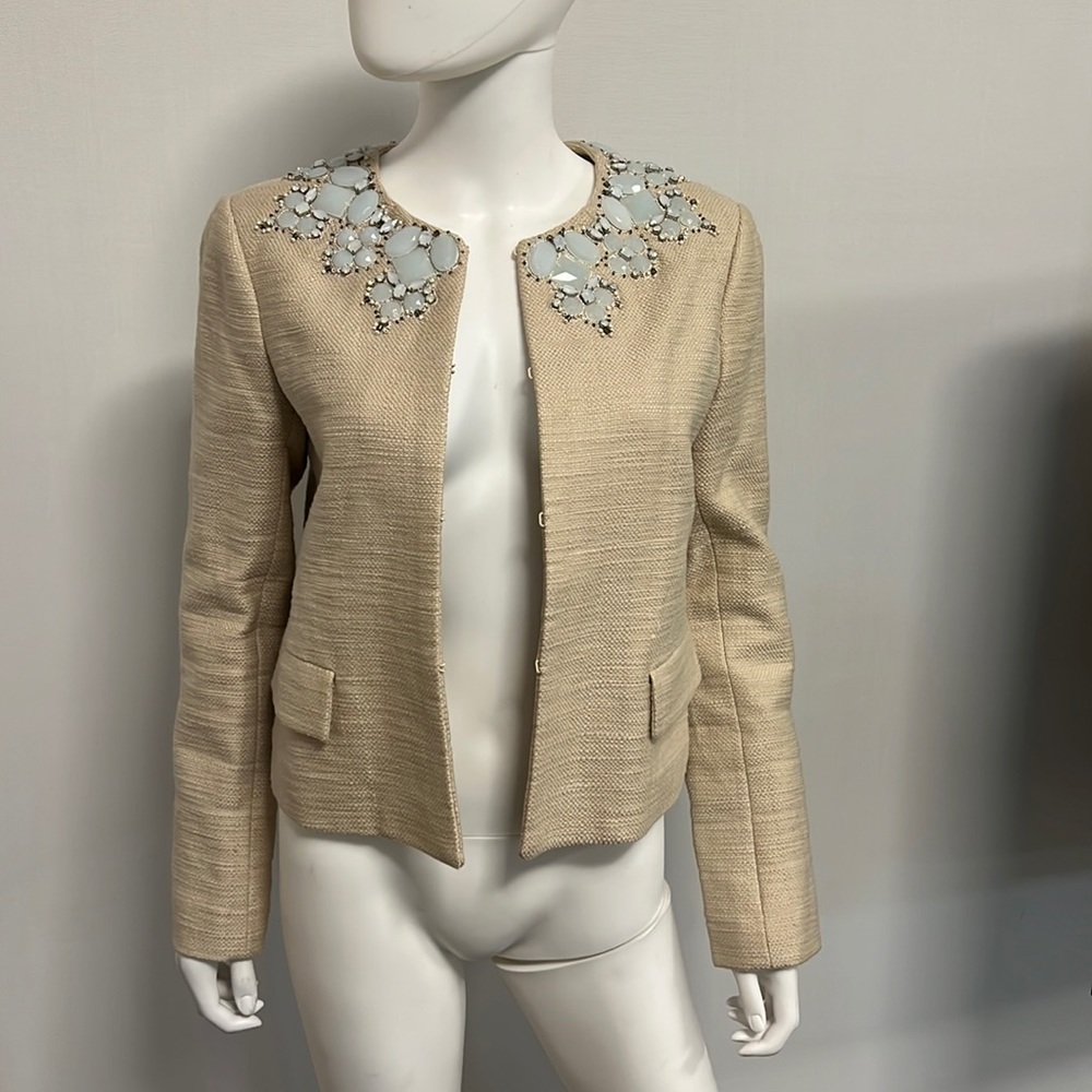 Beautiful Tory Burch blazer with stones as new